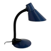 Lampe de bureau industriel année 90 bleu