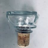 Molded glass decanter