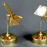 Late 20th Century Fase Brass Sconces, Spain