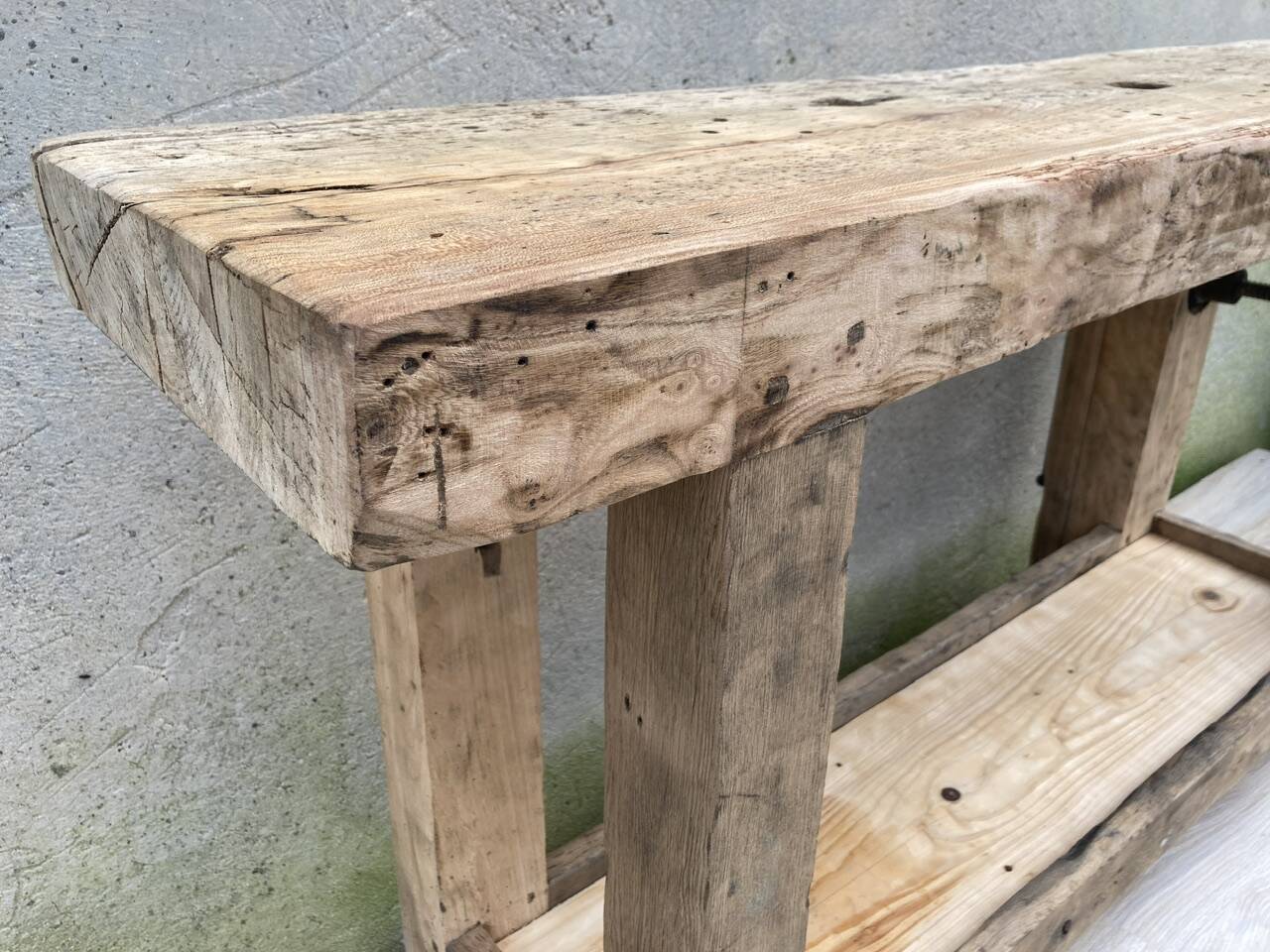 Old small carpenter's workbench