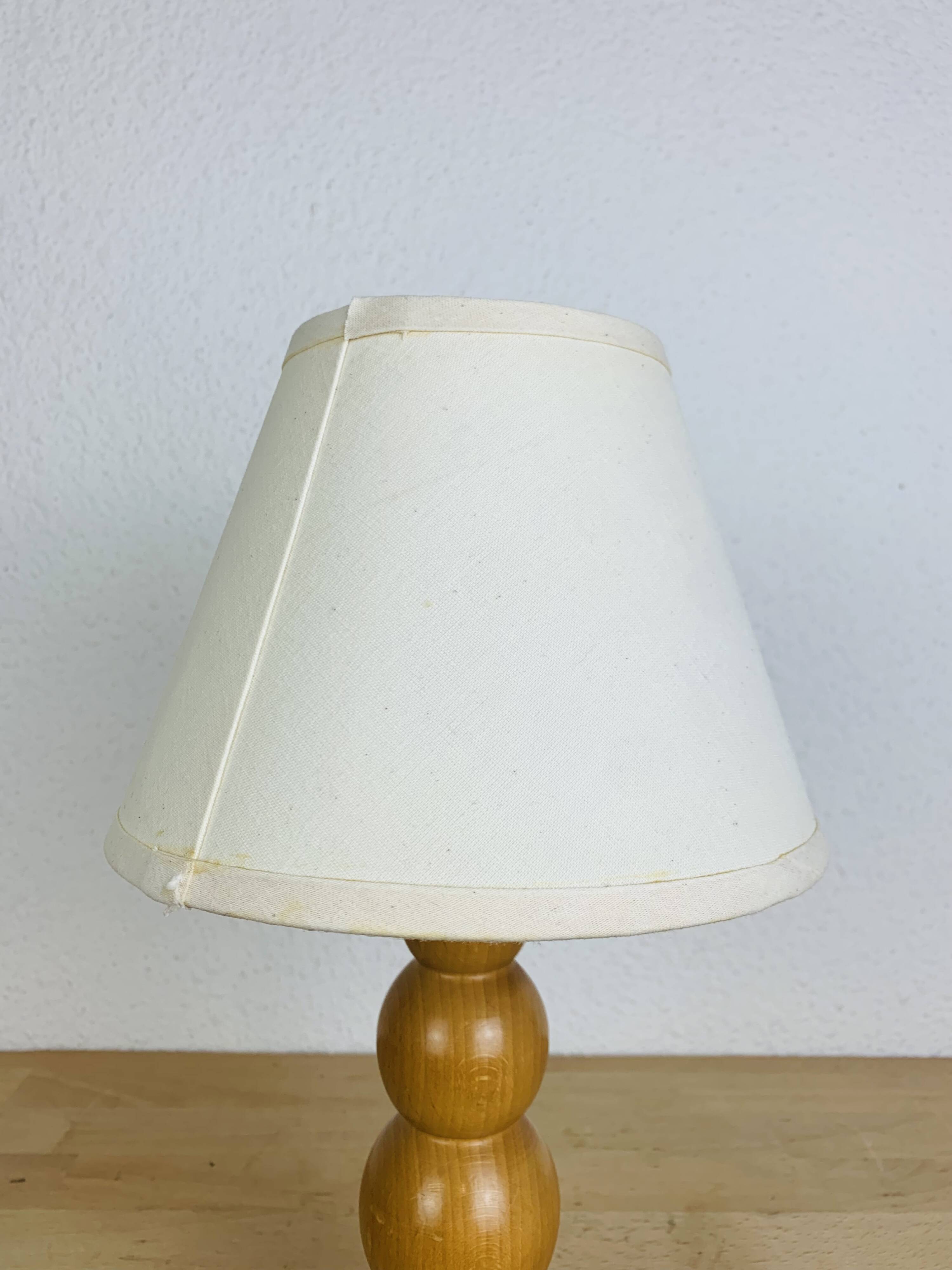 Vintage wooden abacus lamp