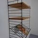 Swedish wall unit in ash and metal by Kajsa & Nils Nisse Strinning for String, 1950s