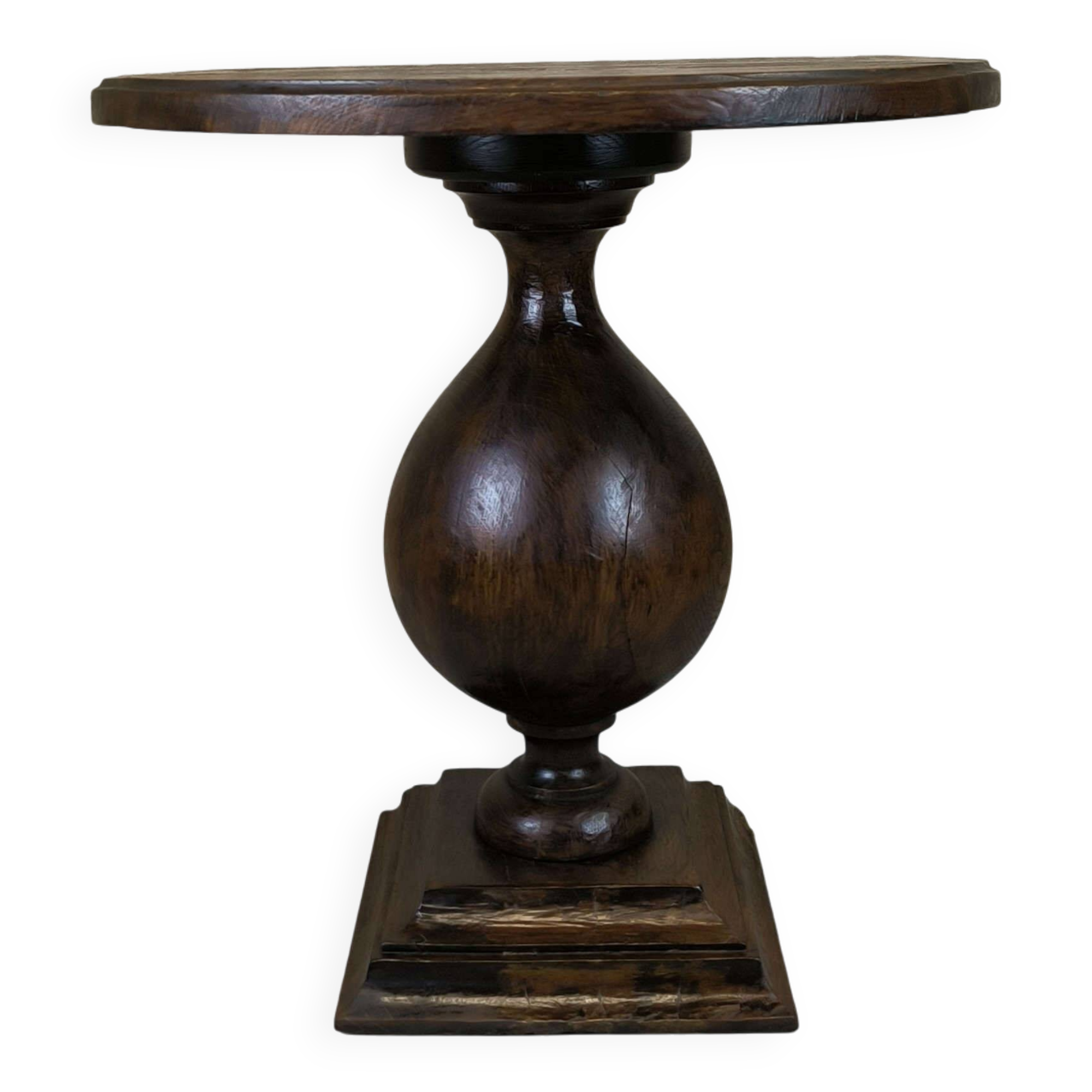 Vintage side table in solid wood