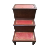 Mahogany library stepladder