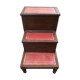 Mahogany library stepladder