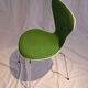 Chair model 3107 pre green fabric, design Jacobsen, Fritz hansen edition