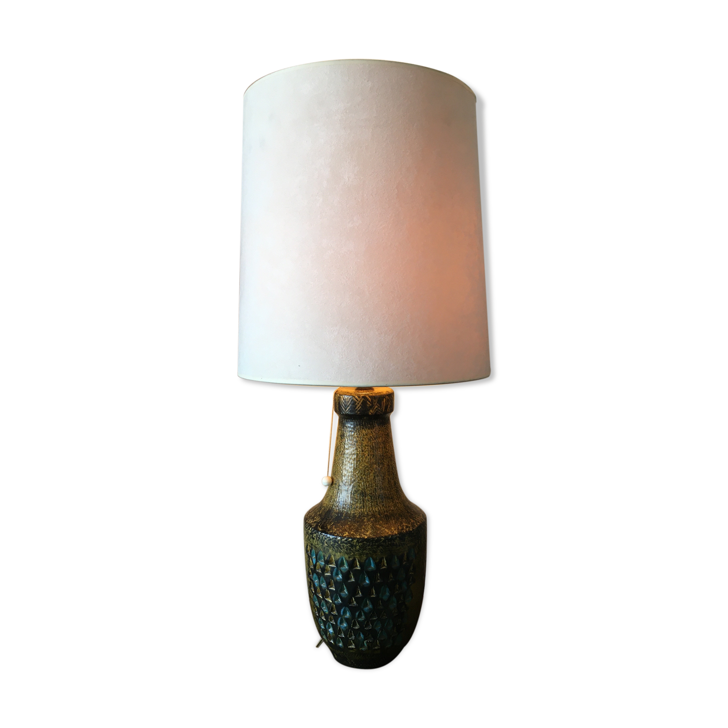 Mid-century scandinavian ceramic table lamp, 1950s
