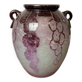 Vase Charles Schneider – Model Lavender – Glass Paste – Art Deco