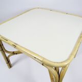Bamboo dining table, 1970s