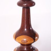 Soliflore artistique assemblage de bois tourné