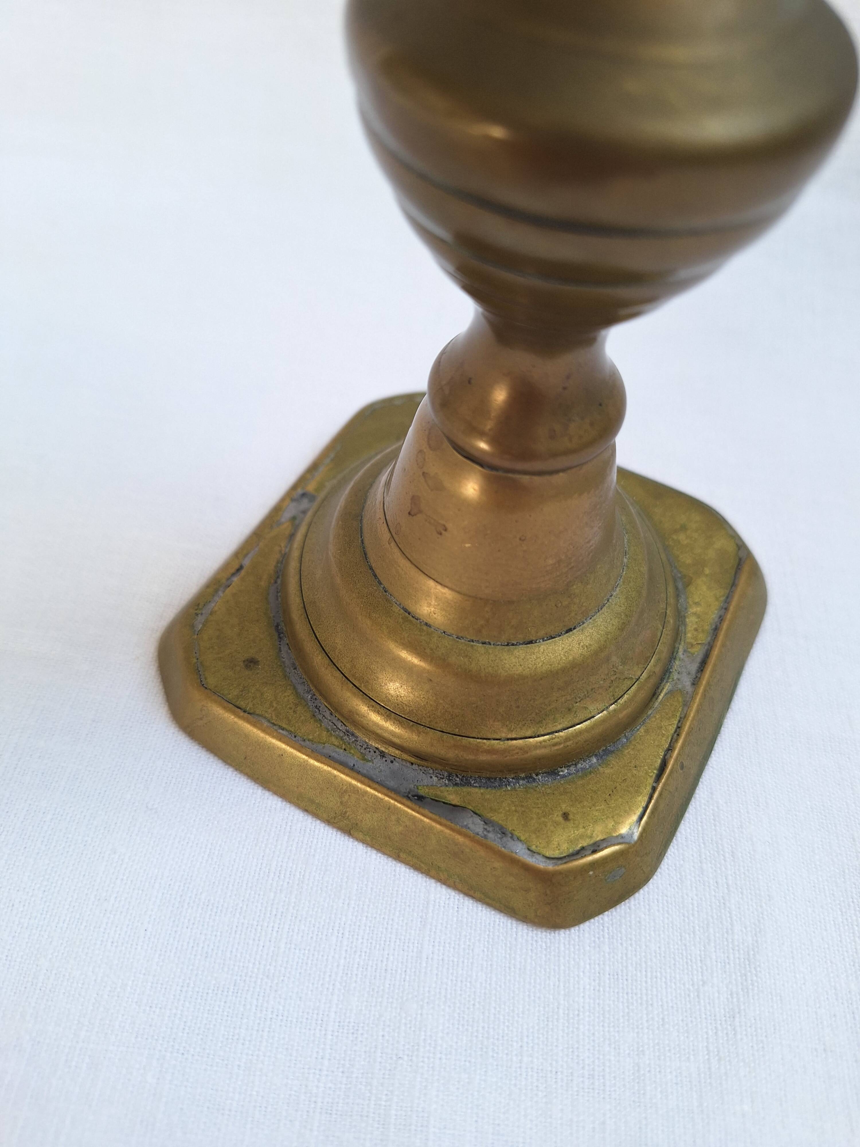 Vintage brass candle holder