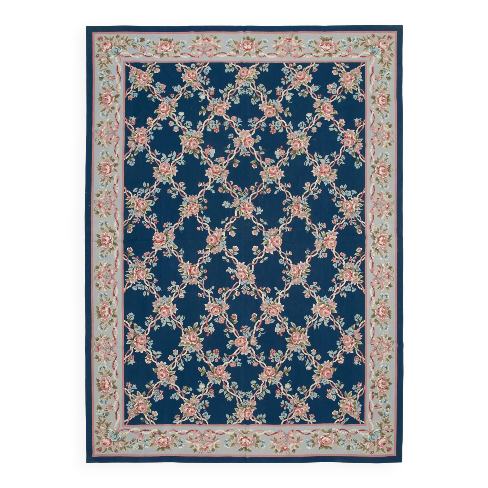 Handmade Vintage Flatweave Needlepoint Kilim 301 cm x 416 cm