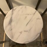 Vintage rotating top in Carrara marble 70s