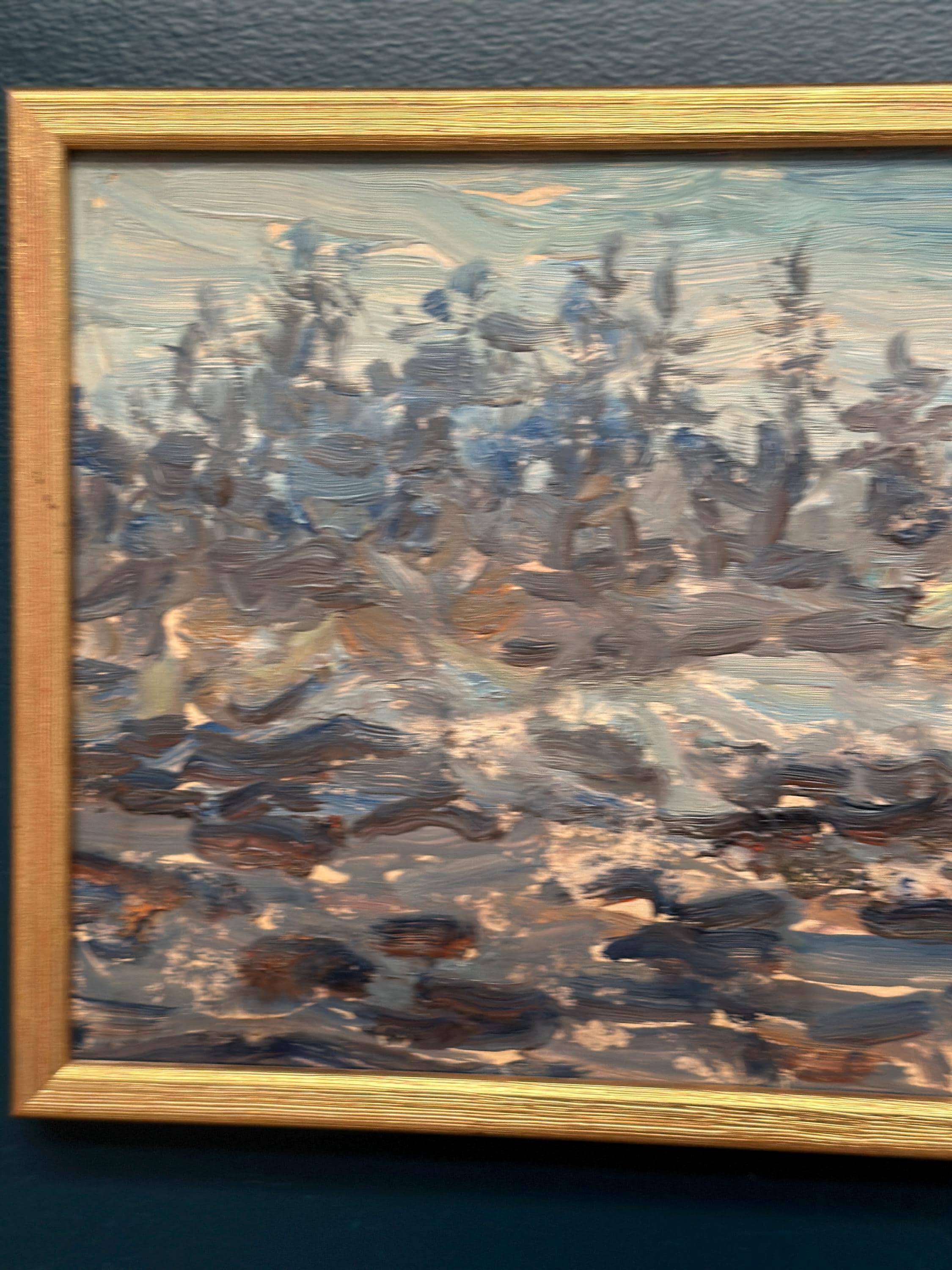Original  Swedish Oil on Panel – “Rocky Coastline” – Signed – Vintage