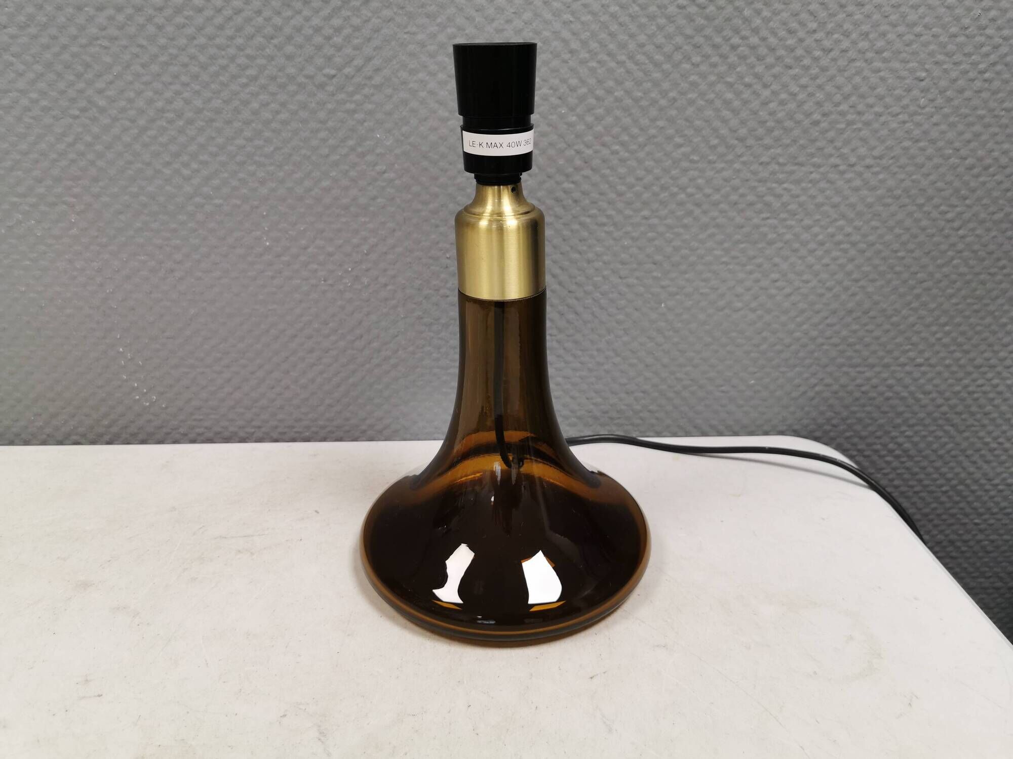 Le Klint table lamp, model 362,by Poul Christiansen for Holmegaard in 1972