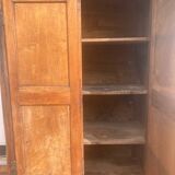 Raw wood wardrobe
