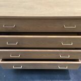 60s light oak chest of drawers