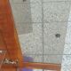 Showcase furniture, signed Ernest Ménard, Cherry, 4 glass shelving doors, Diamond shape