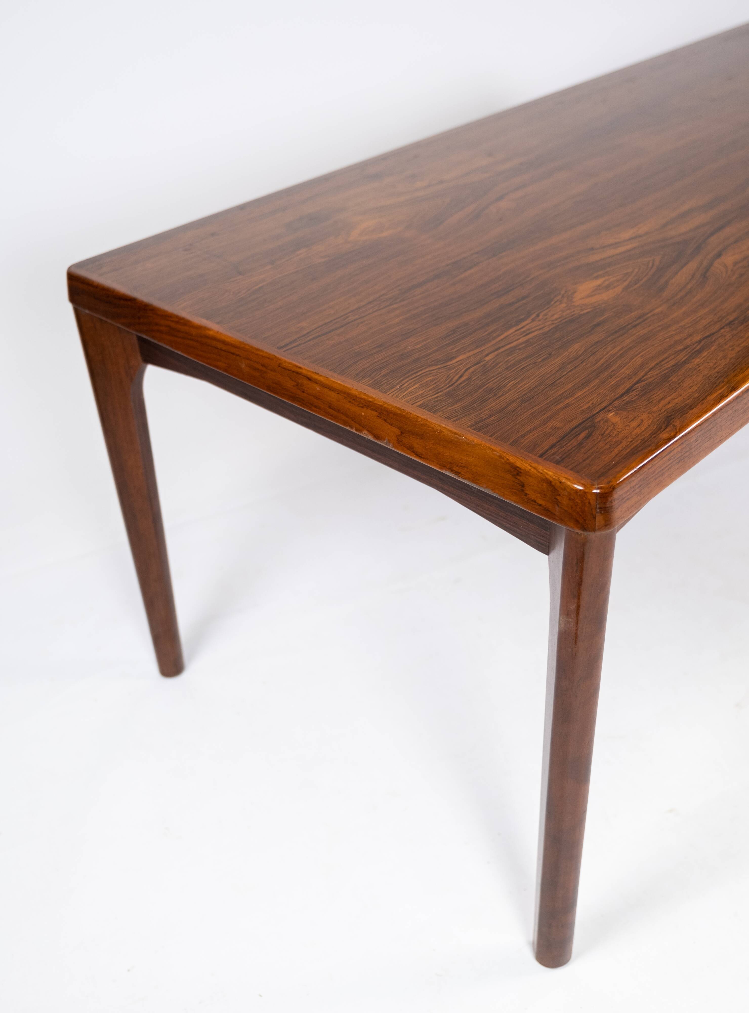 Coffee table in rosewood designed by Henning Kjærnulf, 1960s