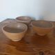 Lot de 3 petits bols en gres