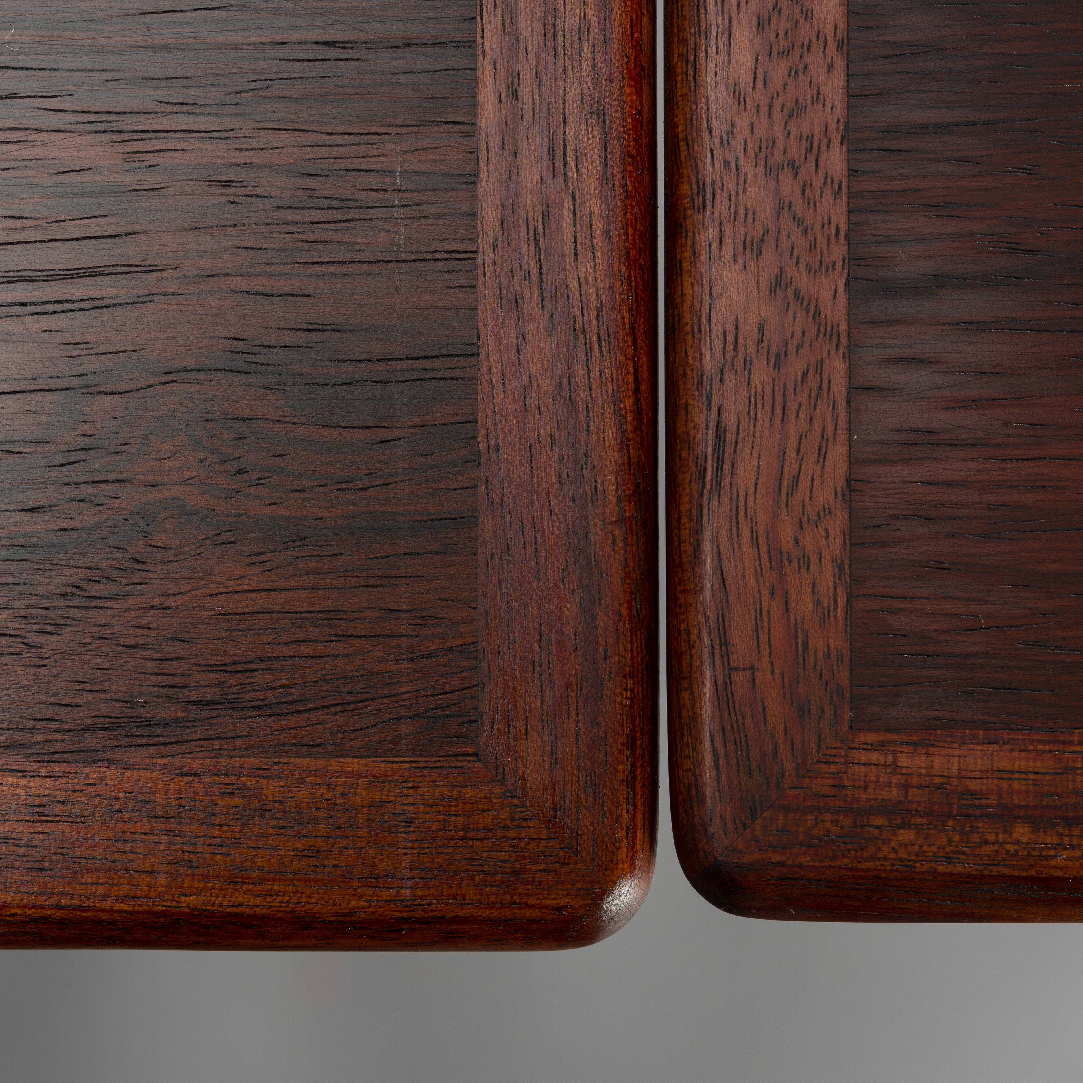 Danish gunni extendable rosewood model 54 dining table for Omann Jun Møbelfabrik, 1960s