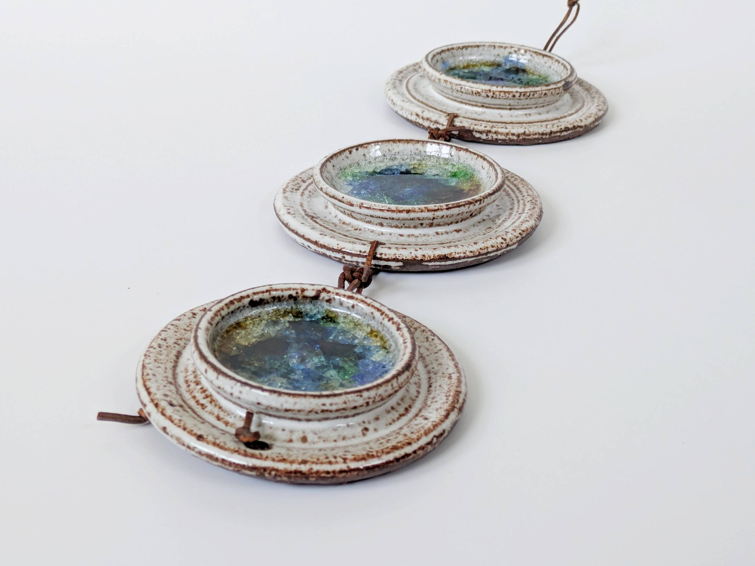 Rare stoneware wall hanging by Waldorff Svaneke, Denmark, 1960s