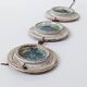 Rare stoneware wall hanging by Waldorff Svaneke, Denmark, 1960s