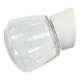 Vintage White Porcelain Wall Light, 1970s