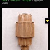 Rafia honore wall lamp