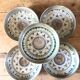 Hollow stoneware plates signed Roland Moreau Tourettes sur Loup