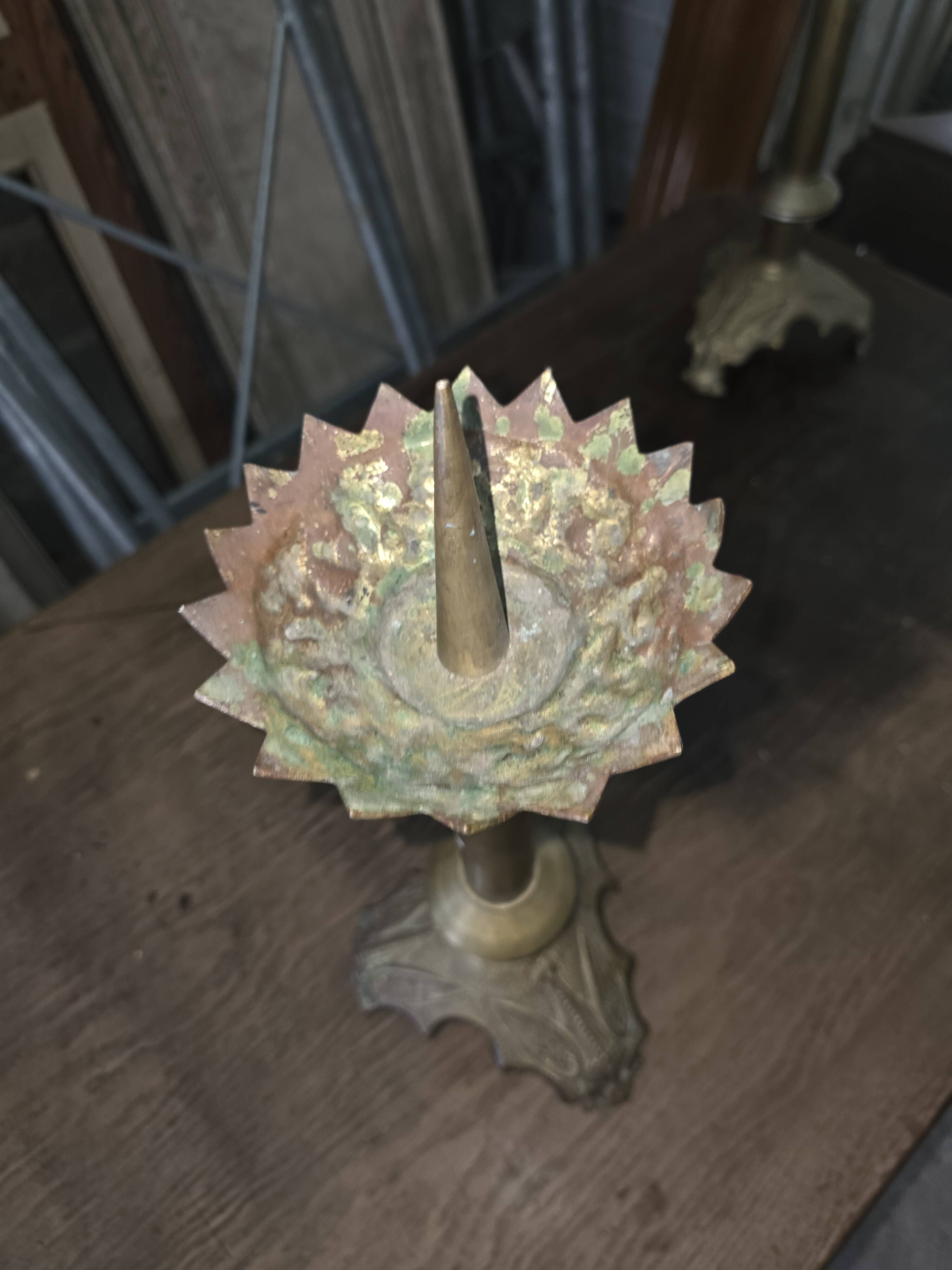 Pair of antique candlesticks