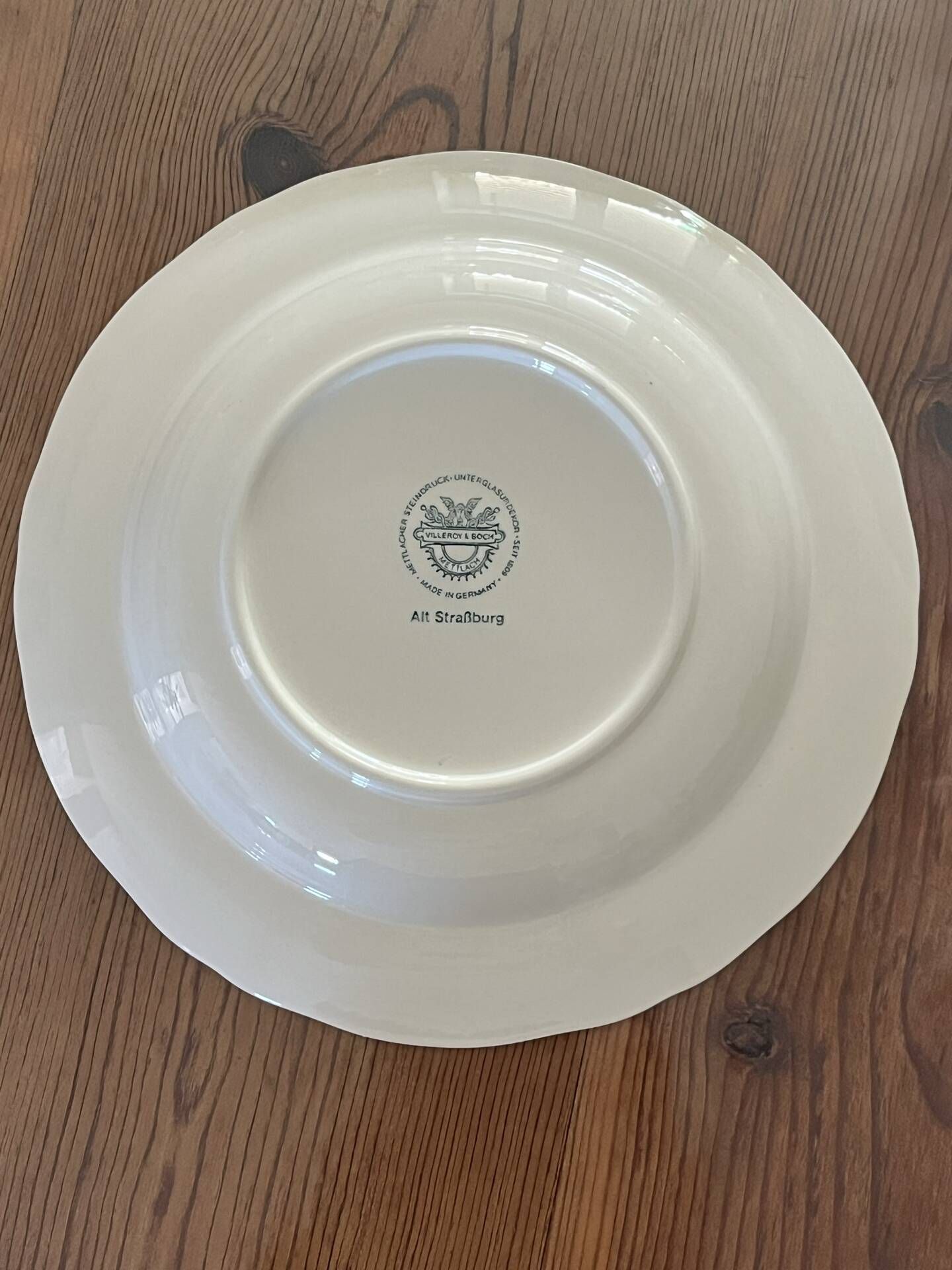 6 deep plates Villeroy & Boch Alt Strasburg