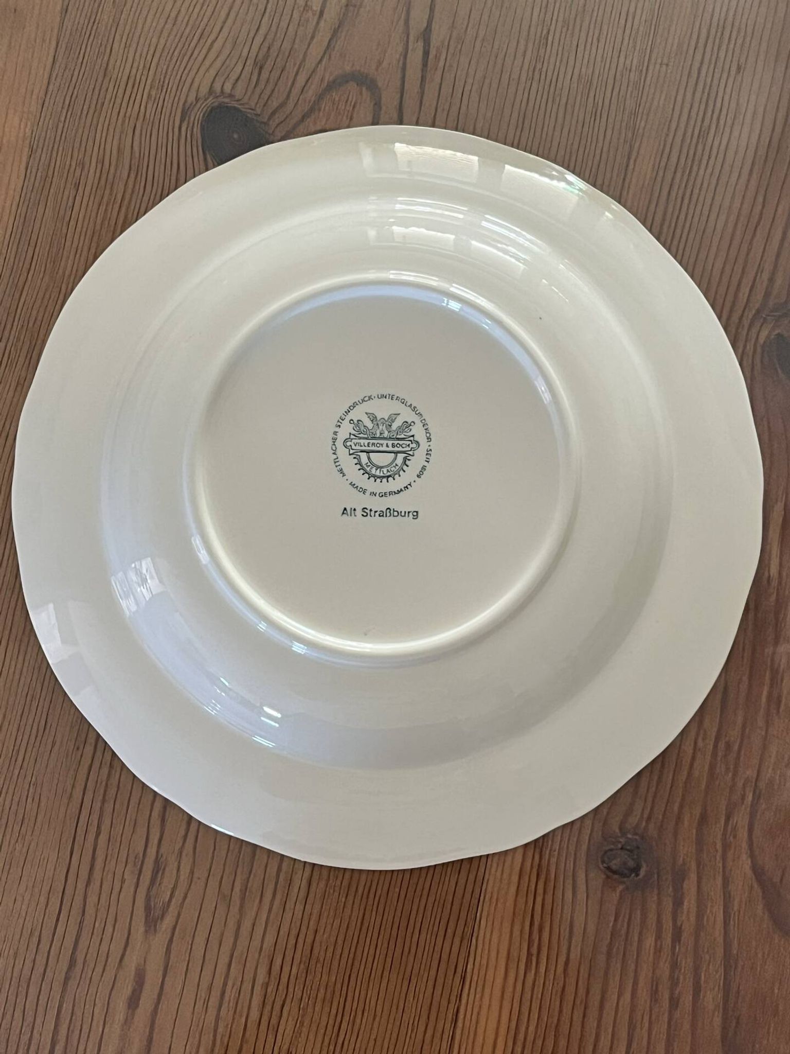 6 assiettes creuses Villeroy & Boch Alt Strasburg
