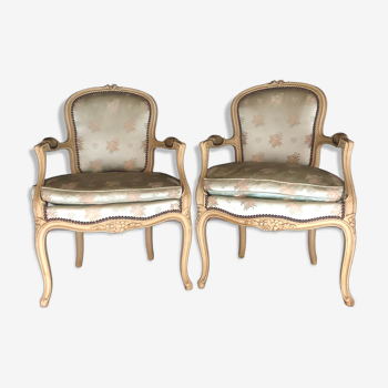 Pair of armchairs l xv