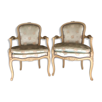 Pair of armchairs l xv