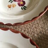 Series of 8 soup plates