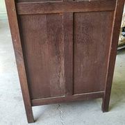 Vitrine style louis xv 1 porte en merisier