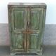 Small old wooden wardrobe