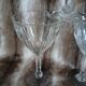 3 vintage stemmed glasses
