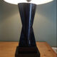 Lampe en cristal taillé noir – 64 cm – 7,6 kg