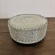 Vintage glass ceiling light "diamond points"