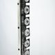Mid-Century Chrome and Glass Floor Lamp attributed to Sciolari, Italy 1970s