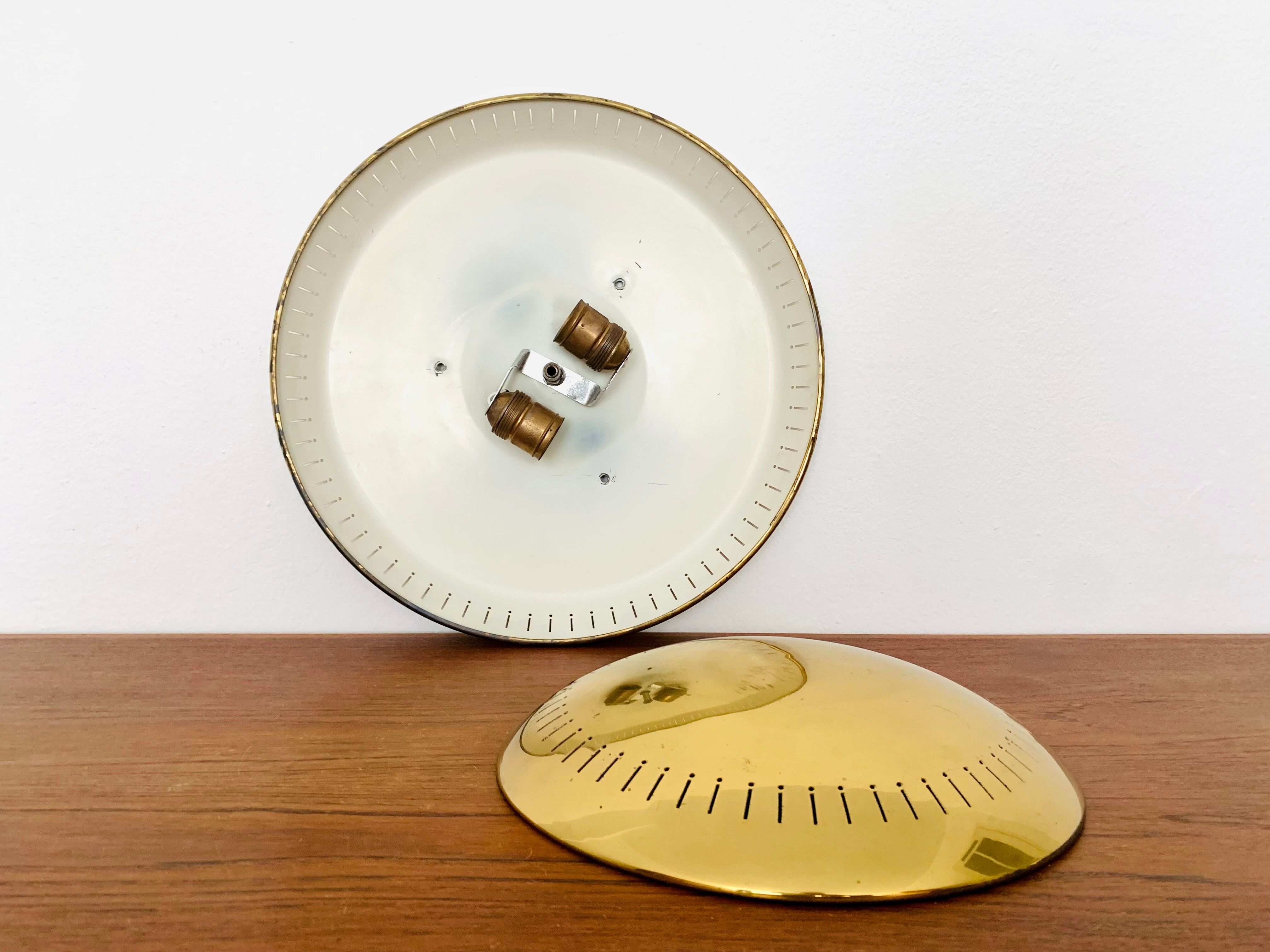 Italian Sunburst Wall Lamp or Flush Light