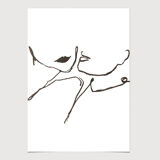 Le baiser n°1 - 30 x 42 cm