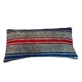 Vintage turkish kilim cushion cover , 30 x 60 cm