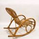 1960s rattan rocking chair