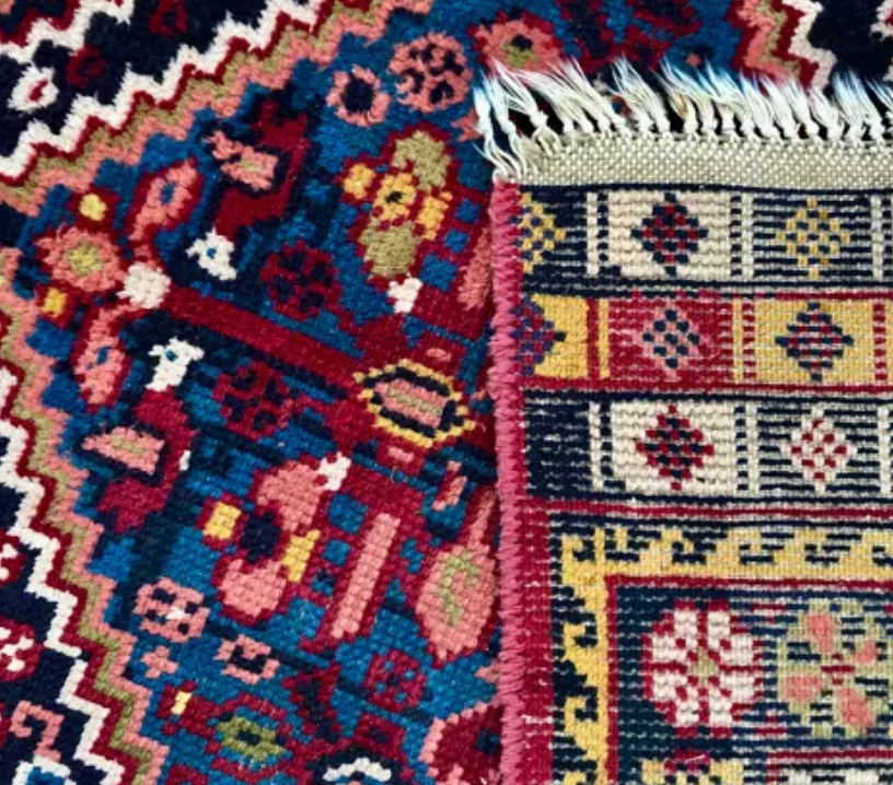 Ancient Persian carpet hand-knotted 299x197cm