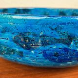 Bowl in the shape of a fish, modern fish from the mid-century by Aldo Londi for Bitossi, Italy, 1960s.