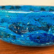 Bowl in the shape of a fish, modern fish from the mid-century by Aldo Londi for Bitossi, Italy, 1960s.