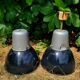 Set of two industrial style lamps